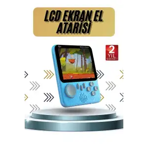 AsilTech 3.5 İnç Mini Atari Taşınabilir Oyun Konsolu 666 Adet Retro Oyun