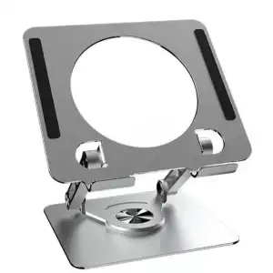 AsilTech 360 Derece Dönebilen Yükseltilmiş Masaüstü Ayarlanabilir Metal Tablet Standı