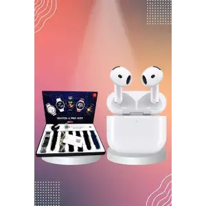 AsilTech 3.Nesil TWS Bluetooth Kulaklık Bluetooth Bağlantılı Akıllı Saat Amoled Ekran Plastik Hasır Kordon