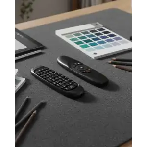 AsilTech 3’ü 1 Arada Kablosuz Hava Mouse Mini Klavye Kumanda