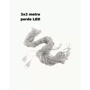 AsilTech 3x3 LED Işık Perdesi Şelale Model İç Dış Mekân Dekorasyonu