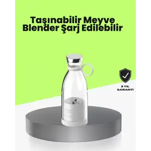 AsilTech 4 Bıçaklı Gıda Sınıfı Paslanmaz Çelik Taşınabilir Blender