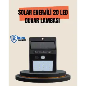 AsilTech 4 Modlu Solar LED Bahçe ve Garaj Lambası