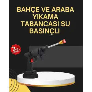 AsilTech 48V Şarjlı Basınçlı Yıkama Tabancası Köpük ve Çift Nozul 2025 Model