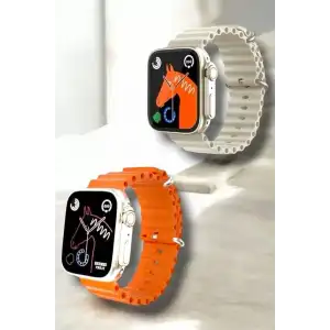 AsilTech 49MM Ekranlı, Kan Basıncı ve Adımsayar Özellikli Bluetooth Akıllı Saat