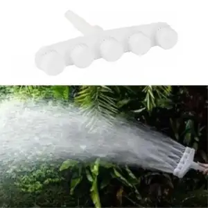 AsilTech 5 Kafalı Sulama Başlığı Yüksek Basınçlı Hortum Aparatı