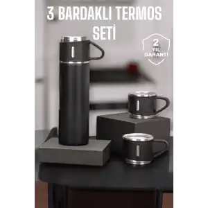AsilTech 500 ml Kapasiteli Taşınabilir Basınçlı Termos Seti Günlük Kullanım için İdeal