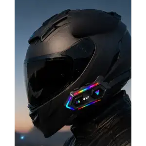 AsilTech 6. Bluetooth 5.3 Kask İçi Intercom Kulaklık IPX6 Suya Dayanıklı Tasarım