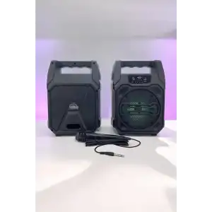 AsilTech 6.5 İnç Kablosuz Hoparlör Bluetooth Bağlantılı Yüksek Ses Kaliteli