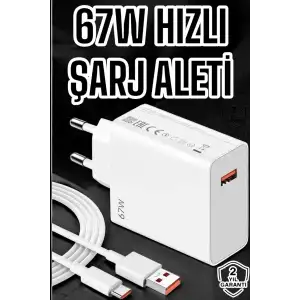 AsilTech 67W Şarj Aleti Turbo Hızlı Type-C Şarj