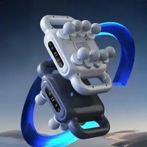 AsilTech 8 Başlıklı Şarjlı Isıtmalı Masaj Aleti