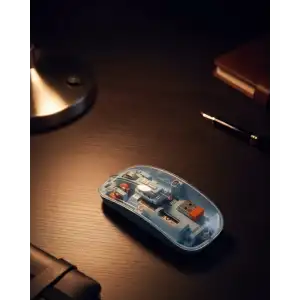 AsilTech 800 1600 DPI Ayarlanabilir Mavi Kablosuz Mouse Pilli