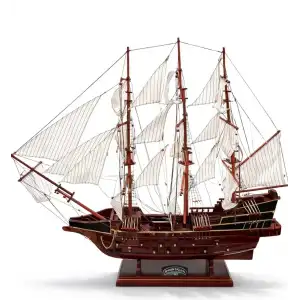 AsilTech 80x65 cm Ahşap Yelkenli Gemi
