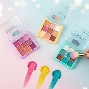 AsilTech 9 Renkli Far Paleti - 3lü Set