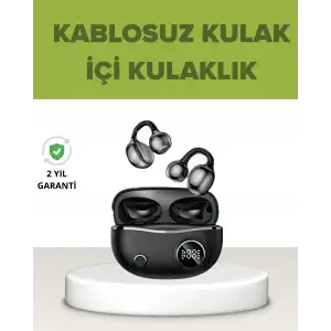 AsilTech Açık Kulak Tasarımlı Bluetooth 5.4 Kablosuz Kulaklık – Uzun Pil Ömrü