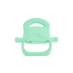 AsilTech Açık Yeşil Bebek Silikon Diş Kaşıyıcı