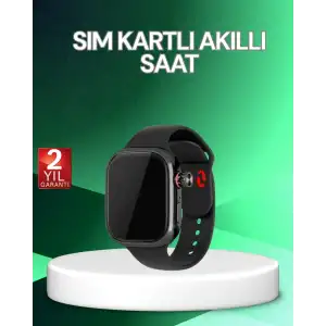 AsilTech Adımsayar ve Nabız Ölçerli SIM Kartlı Akıllı Saat