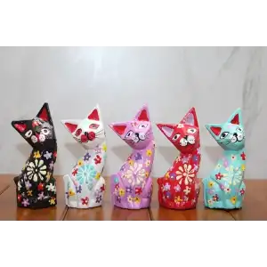 AsilTech Ahşap 5li Kedi Seti Model 2