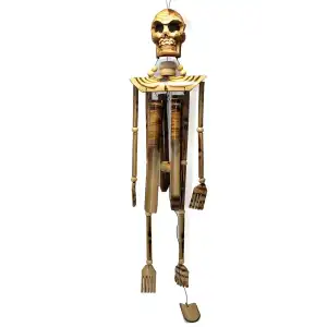 AsilTech Ahşap İskelet Figürü