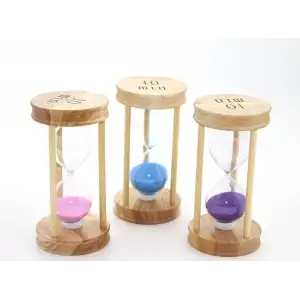 AsilTech Ahşap Kum Saati 10 DK Model 2