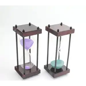 AsilTech Ahşap Kum Saati 10 DK Model 3