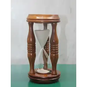 AsilTech Ahşap Kum Saati Model 1