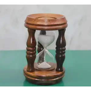 AsilTech Ahşap Kum Saati Model 6