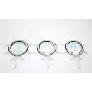 AsilTech Ahşap Marin Dümenli Askılık