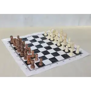 AsilTech Ahşap Satranç Taşı 9 Cm