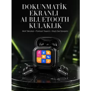AsilTech Akıllı Dokunmatik Kontrol AI Özellikli Bluetooth Kulaklık