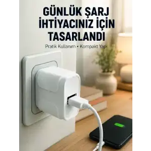 AsilTech Akıllı Güvenlik Korumalı USB Şarj Başlığı 12W Güç Çıkışı