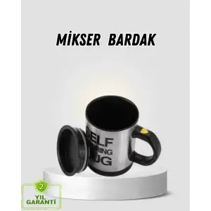 AsilTech Akıllı Kendi Kendini Karıştıran Termal Kupa – Paslanmaz Çelik