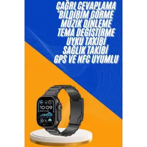 AsilTech Akıllı Saat 3 Kordonlu Waterproof Adımsayar, Titreşim ve GPS Özelliği