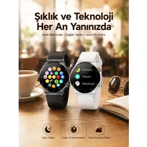 AsilTech Akıllı Saat Arama Cevaplama Müzik Dinleme GPS Takibi