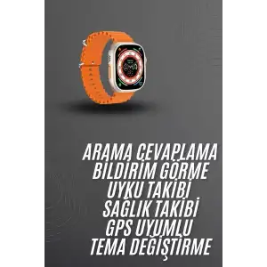 AsilTech Akıllı Saat Arama Cevaplayan Bildirim Görme Yeni Nesil Bluetooth Bağlantılı