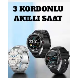 AsilTech Akıllı Saat Arama Cevaplayan Titreşim Özelliğiyle Bildirim Görebilen