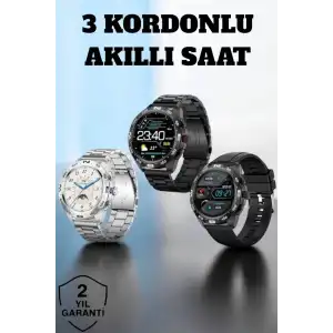 AsilTech Akıllı Saat Arama Cevaplayan Titreşim Özelliğiyle Bildirim Görebilen