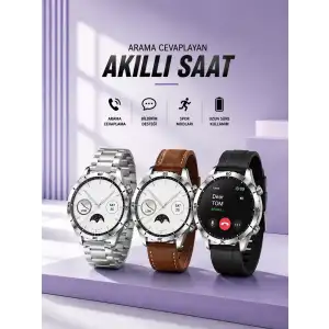 AsilTech Akıllı Saat Bildirim Görme Sesli Görüşme Çoklu Kordon GPS Takibi