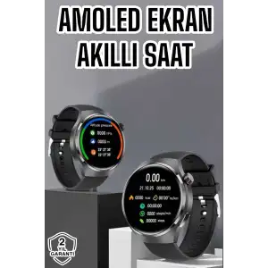 AsilTech Akıllı Saat Bluetooth Bağlantılı Amoled Ekran Uyku ve Sağlık Takibi
