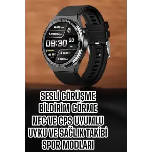 AsilTech Akıllı Saat Bluetooth Bağlantılı Amoled Ekran Uyku ve Sağlık Takibi