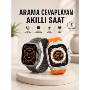 AsilTech Akıllı Saat GPS, Sağlık Ve Uyku Takibi Arama Cevaplayan Bluetooth Bağlantılı