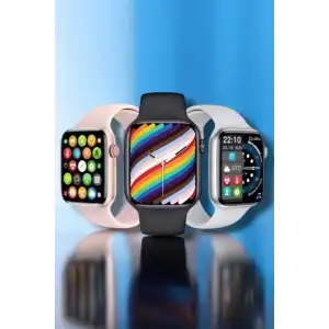 AsilTech Akıllı Saat iOS ve Android ile Uyumlu Şık ve Çok Fonksiyonlu