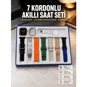 AsilTech Akıllı Saat Unisex Akıllı Saat Çoklu Kordon Seçeneği Çelik Kordon Plastik Kordon Yeni Nesil