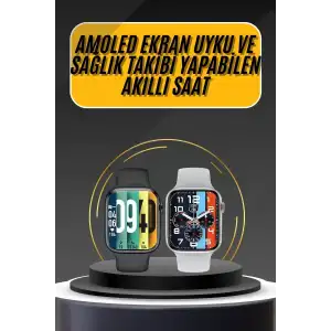 AsilTech Akıllı Saat Yeni Nesil Android ve İOS Uyumlu Titreşim Modlu Alarm Kronometre
