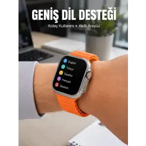 AsilTech Android ve İOS Uyumlu Uyku ve Sağlık Takibi Yapabilen 3 Kordonlu Akıllı Saat