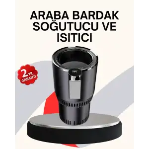 AsilTech Araba Bardaklığı Isıtma Soğutma Ayarlı Çakmak Girişli Akıllı Model