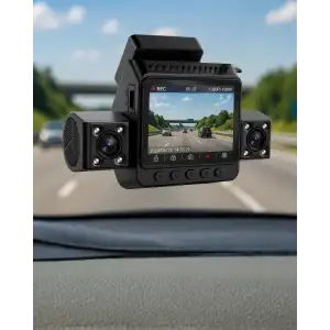 AsilTech Araç Ön Arka İç Kamera Sistemi Full HD Hareket Sensörlü Kayıt Cihazı