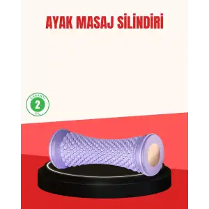 AsilTech Ayak Masaj Silindiri Derin Doku Masajı Kirpi Topu Akupunktur Etkili