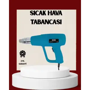 AsilTech Ayarlanabilir Isı Tabancası Boya Sökme Lehim Isıtma