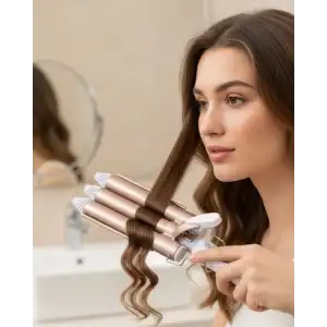 AsilTech Ayarlanabilir Isılı Bukle Saç Maşası